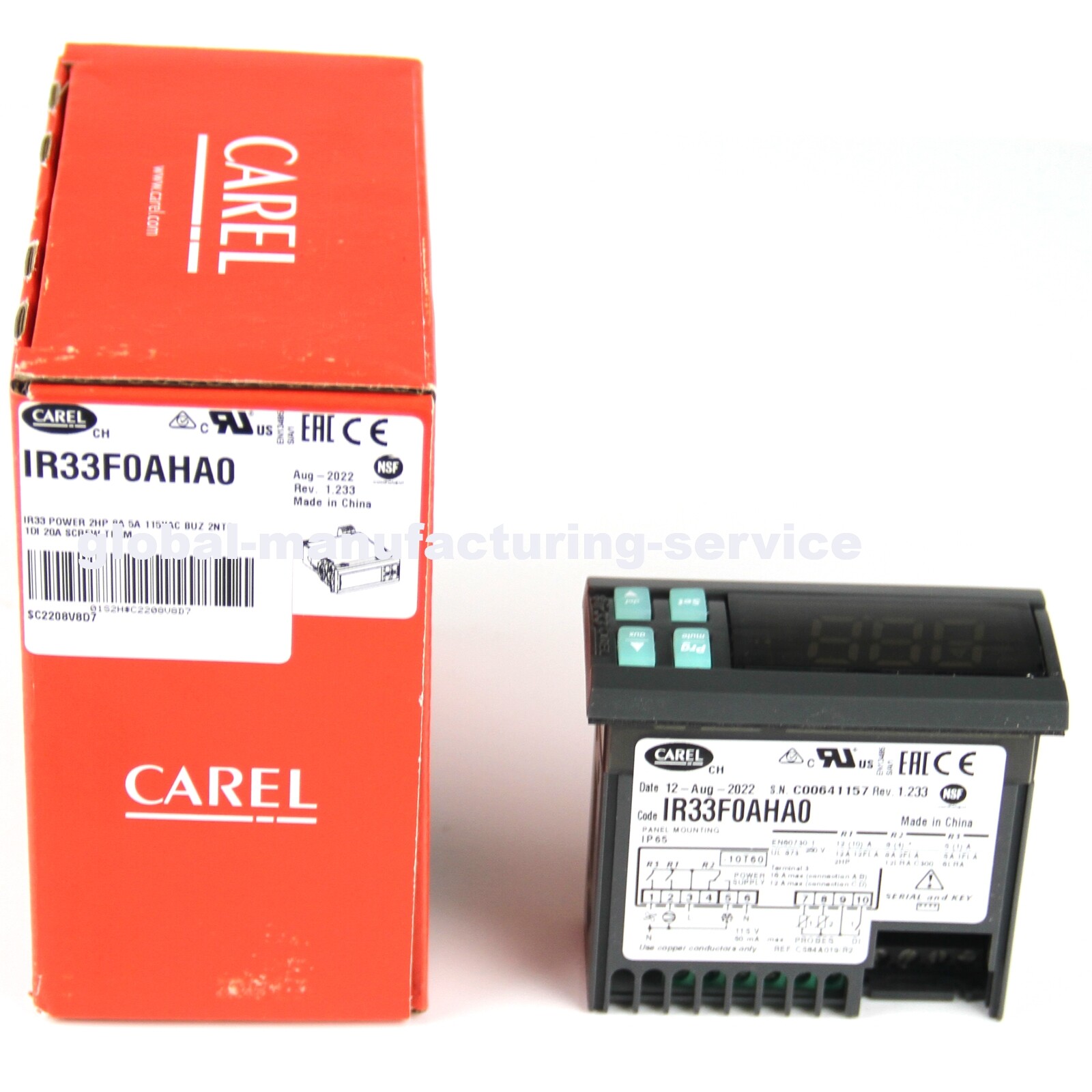 NEW CAREL IR33F0AHA0 Temperature Controller NEW CAREL IR33F0AHA0 Temperature Controller