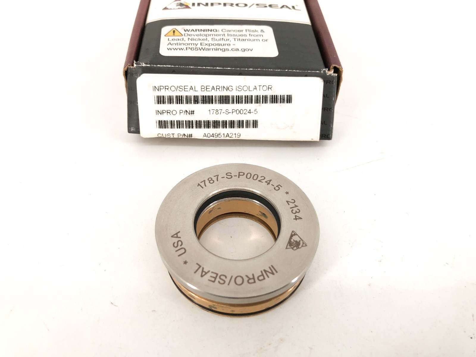 New Inpro/Seal 1787-S-P0024-5 Bearing Isolator Seal 1-1/8\ New Inpro/Seal 1787-S-P0024-5 Bearing Isolator Seal 1-1/8\