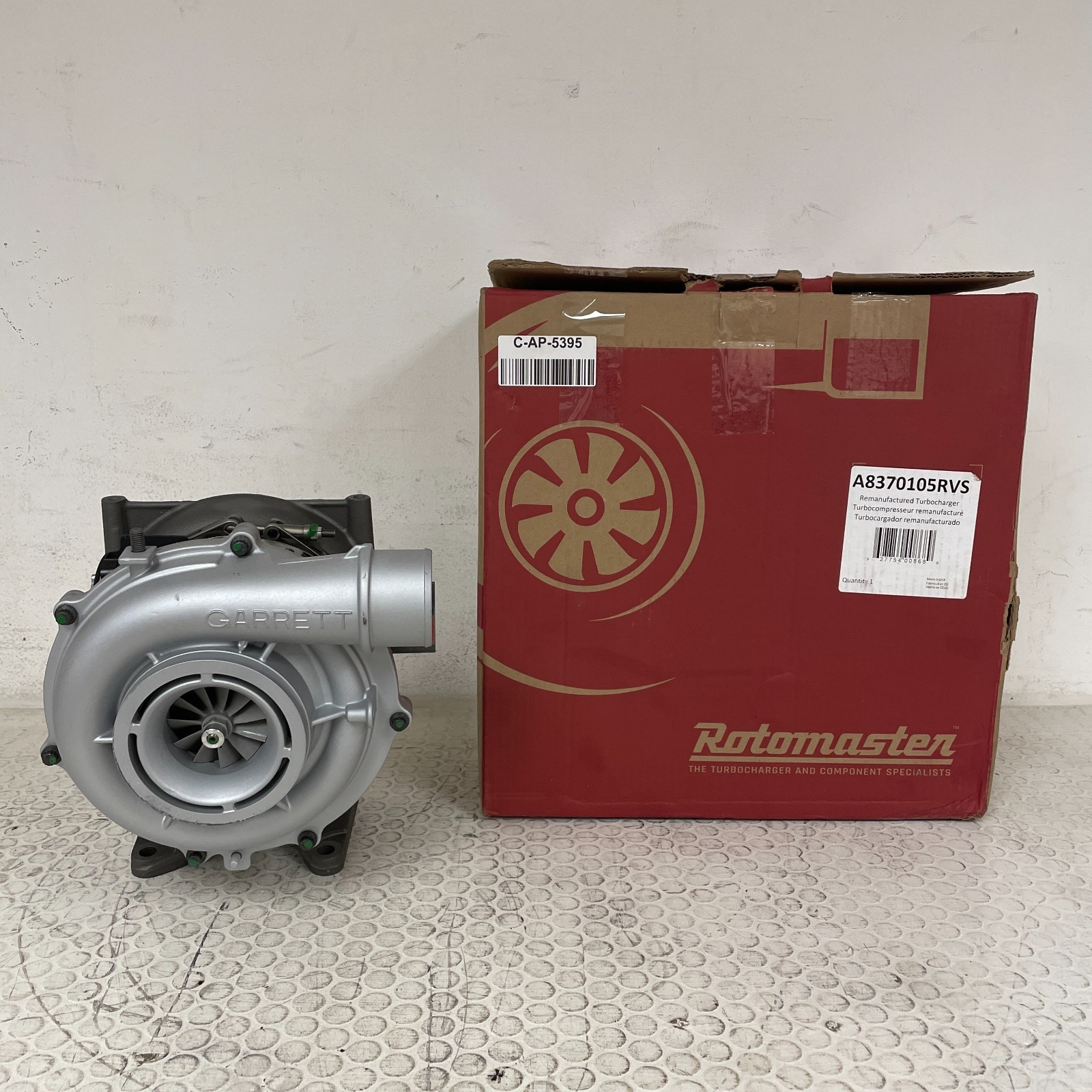 Rotomaster A8370105RVS Reman Turbocharger w/ Vane Sensor 2006-2007 Duramax 6.6L