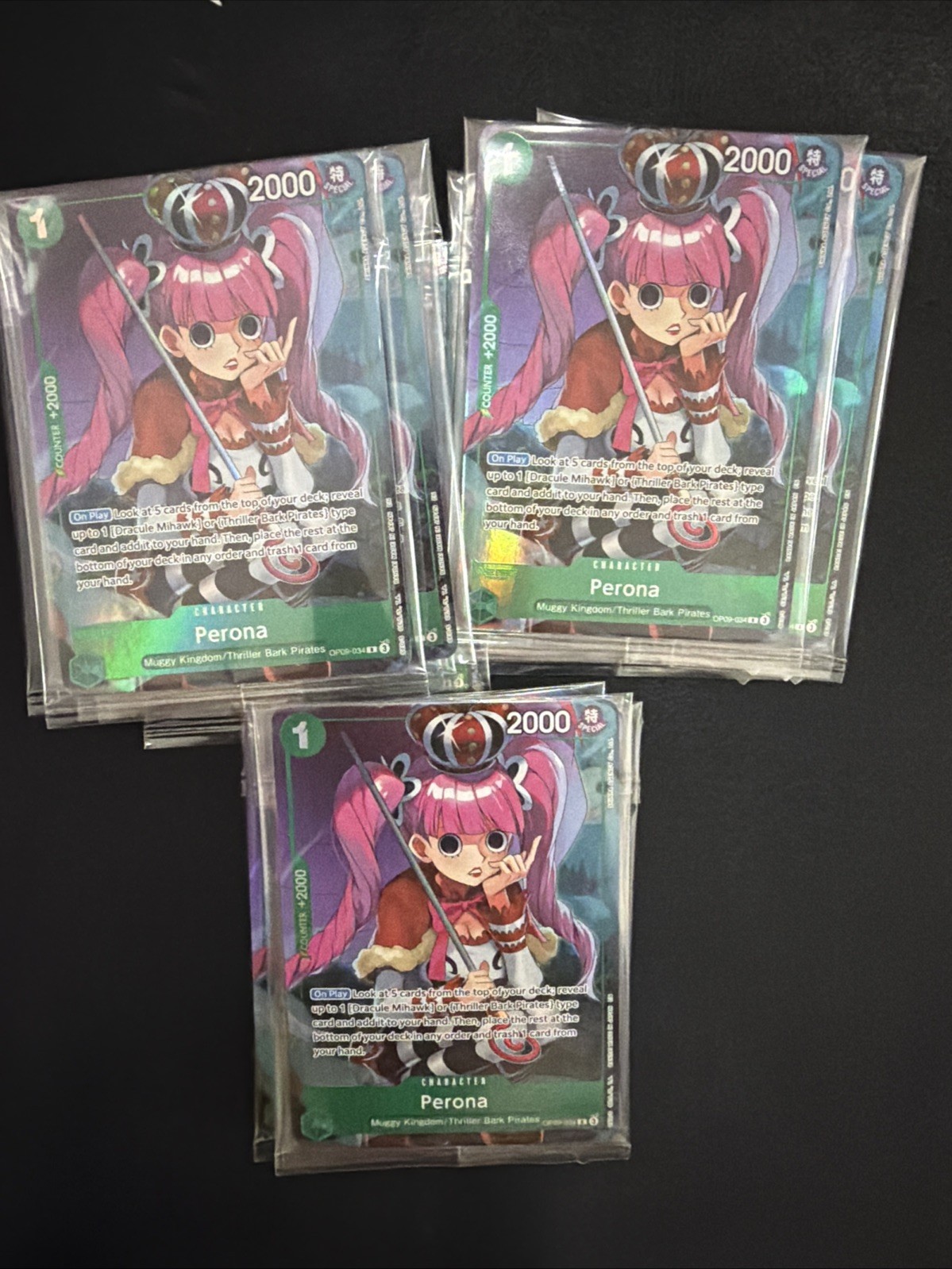 Perona (Illustration Box Vol.4) OP09-034 One Piece Promotion Cards Foil Sealed
