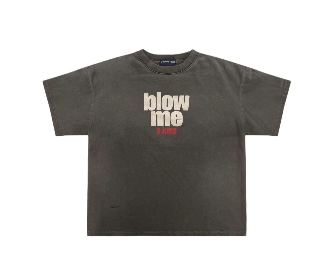 American Streetwear Washed Crew Neck Oversized Unisex Pullover Short Sleeve Tee