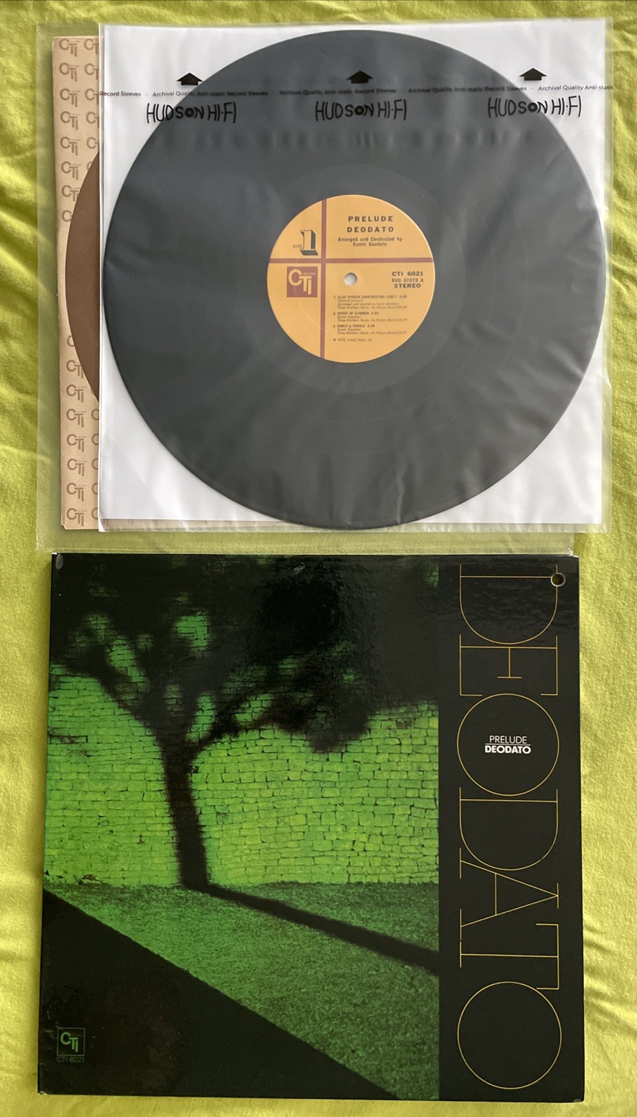 VTG 1973 Vinyl LP Deodato Prelude With Stanley Clarke Billy Cobham CTI 6021 EX