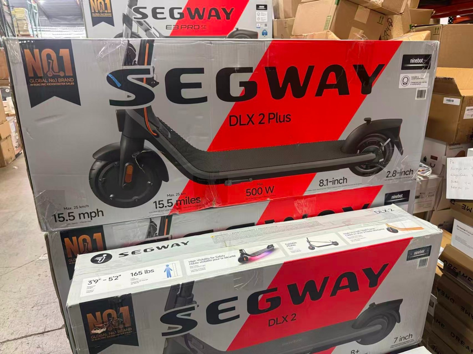 Segway DLX 2 PLUS Adult Electric eScooter, 15.5 mph , 15.5 mi Range Age 14+ Segway DLX 2 PLUS Adult Electric eScooter, 15.5 mph , 15.5 mi Range Age 14+