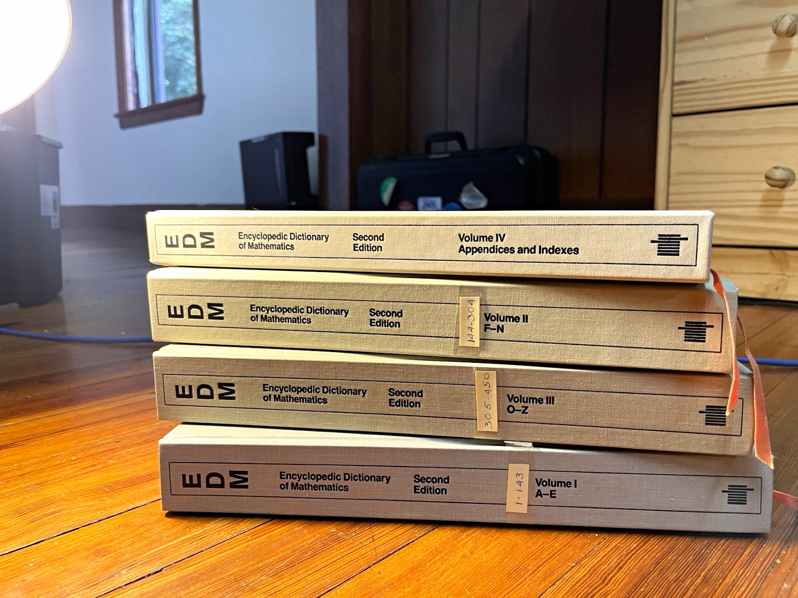 MIT Press Encyclopedic Dictionary of Mathematics 2nd Ed Hardcover 4-Vol Set