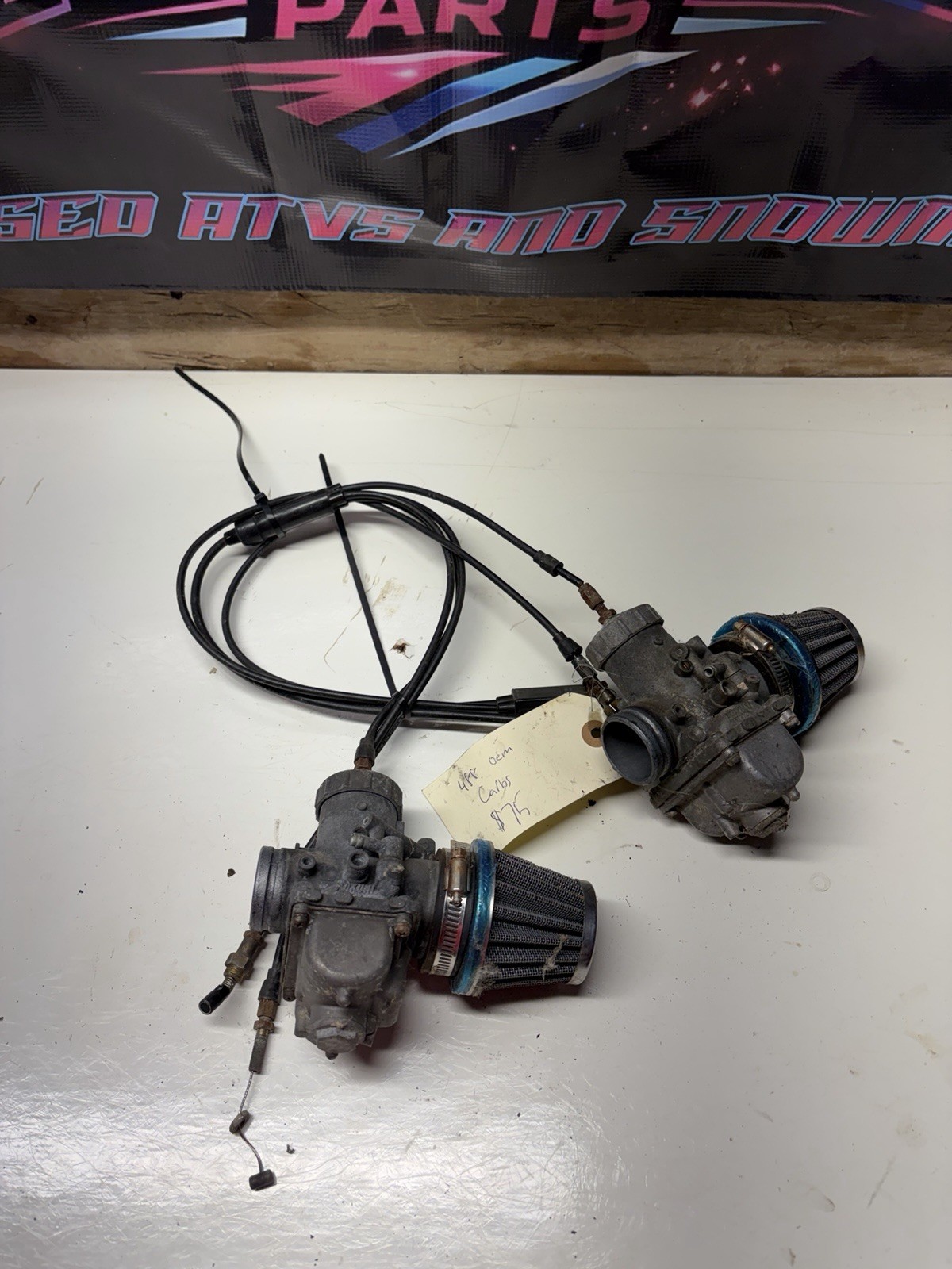 1989-1999 Polaris Indy Oem Mikuni Carburators With Intake