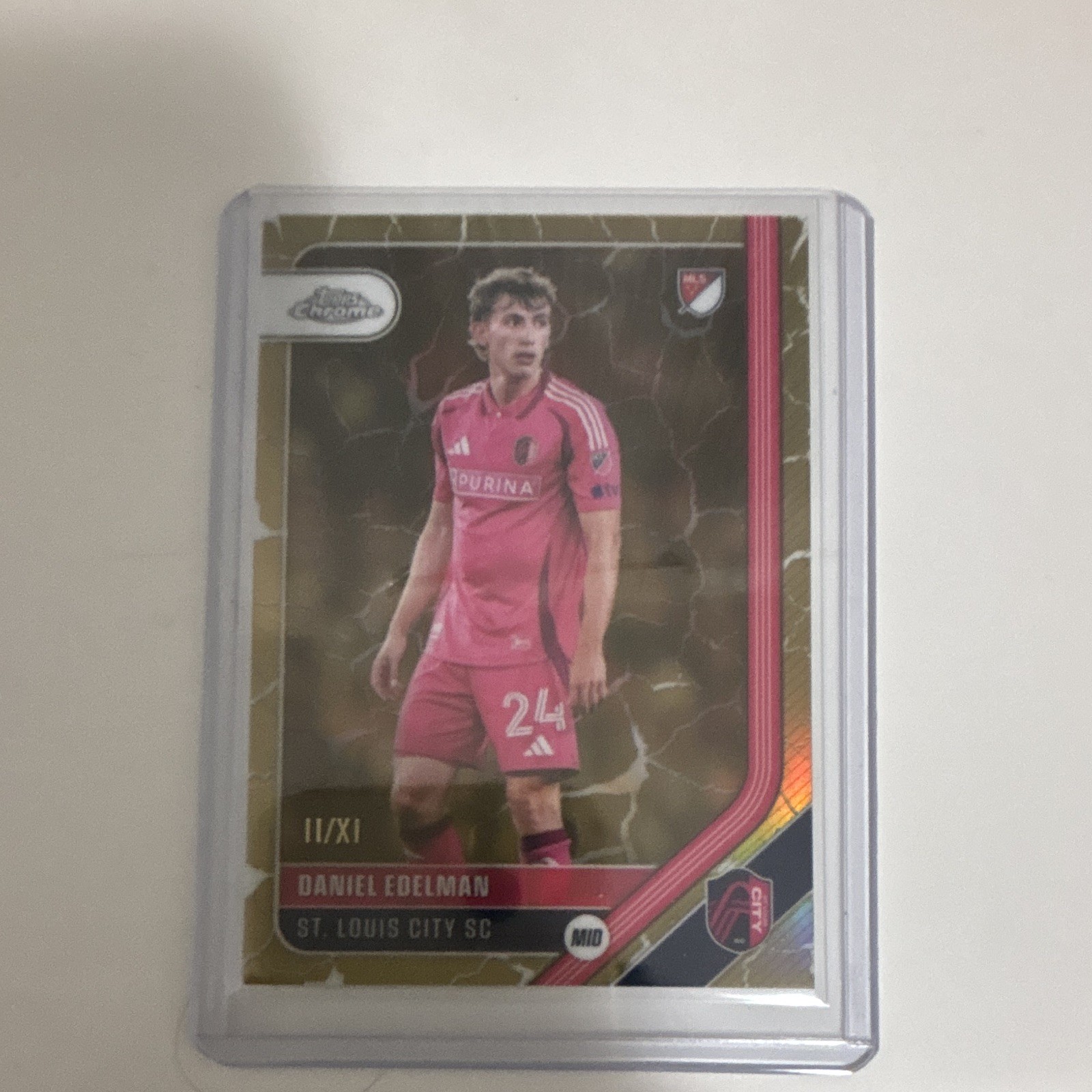 2026 Topps Chrome MLS Daniel Edelman St. Louis City SC #64 2/11 2026 Topps Chrome MLS Daniel Edelman St. Louis City SC #64 2/11
