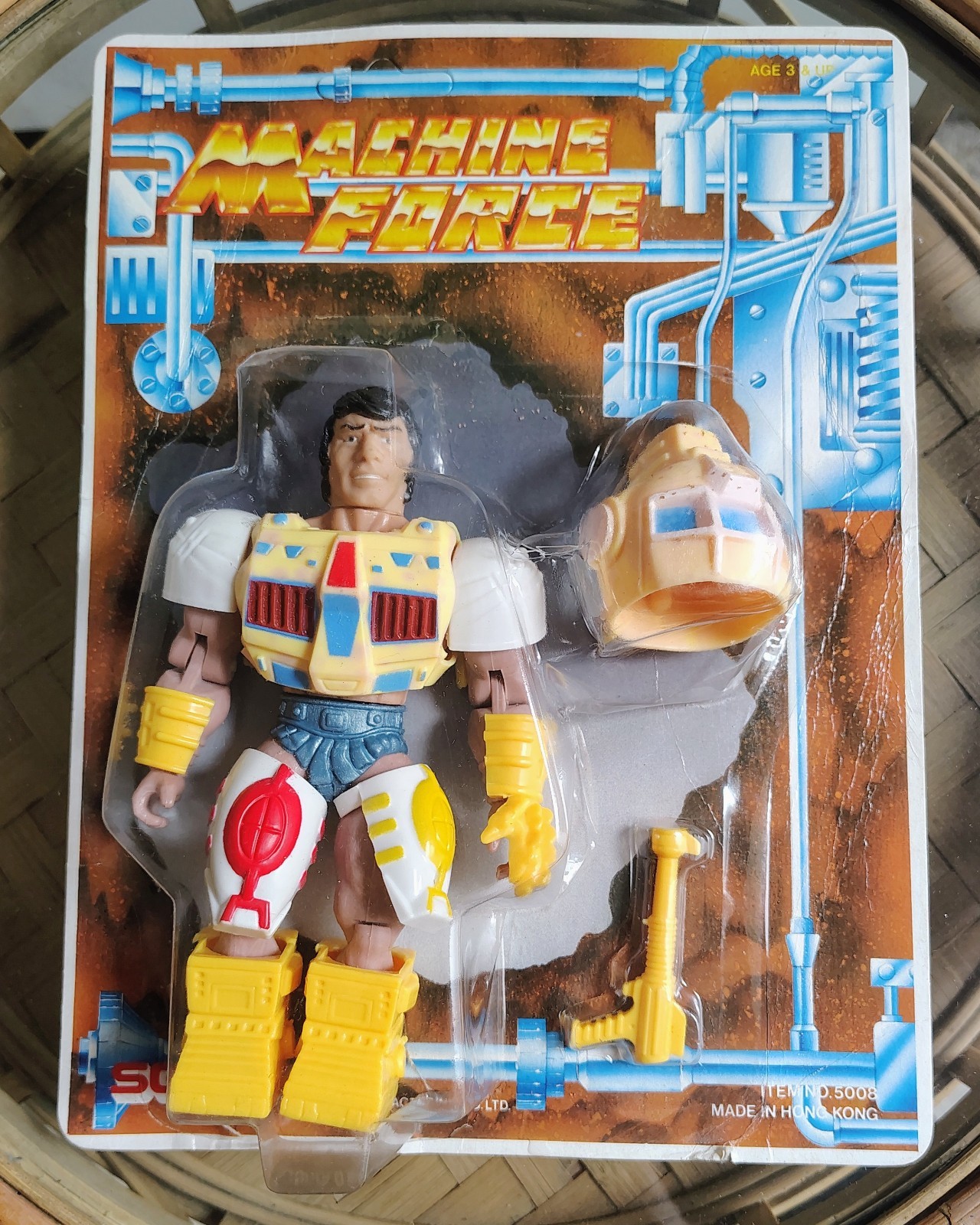 Sungold MACHINE FORCE Figure MOC Vintage  80\'s MOTU KO...