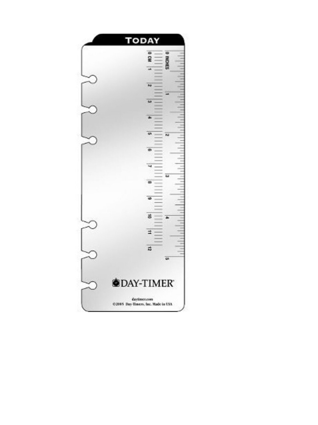 Day-Timer Organizer Planner Snap In Page Locator Marker Ruler, Today Drop-Down Day-Timer Organizer Planner Snap In Page Locator Marker Ruler, Today Drop-Down