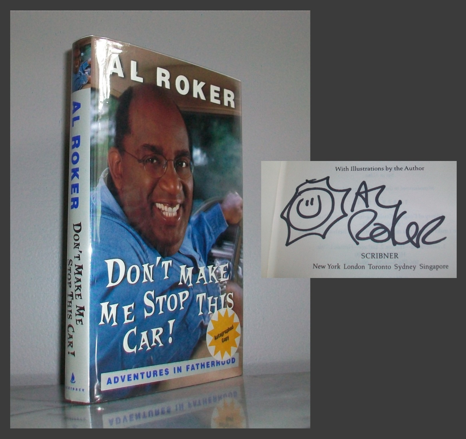 *Signed DON\'T MAKE ME STOP THIS CAR By Al Roker (Today Show) 2000 HC/DJ 1st Prnt