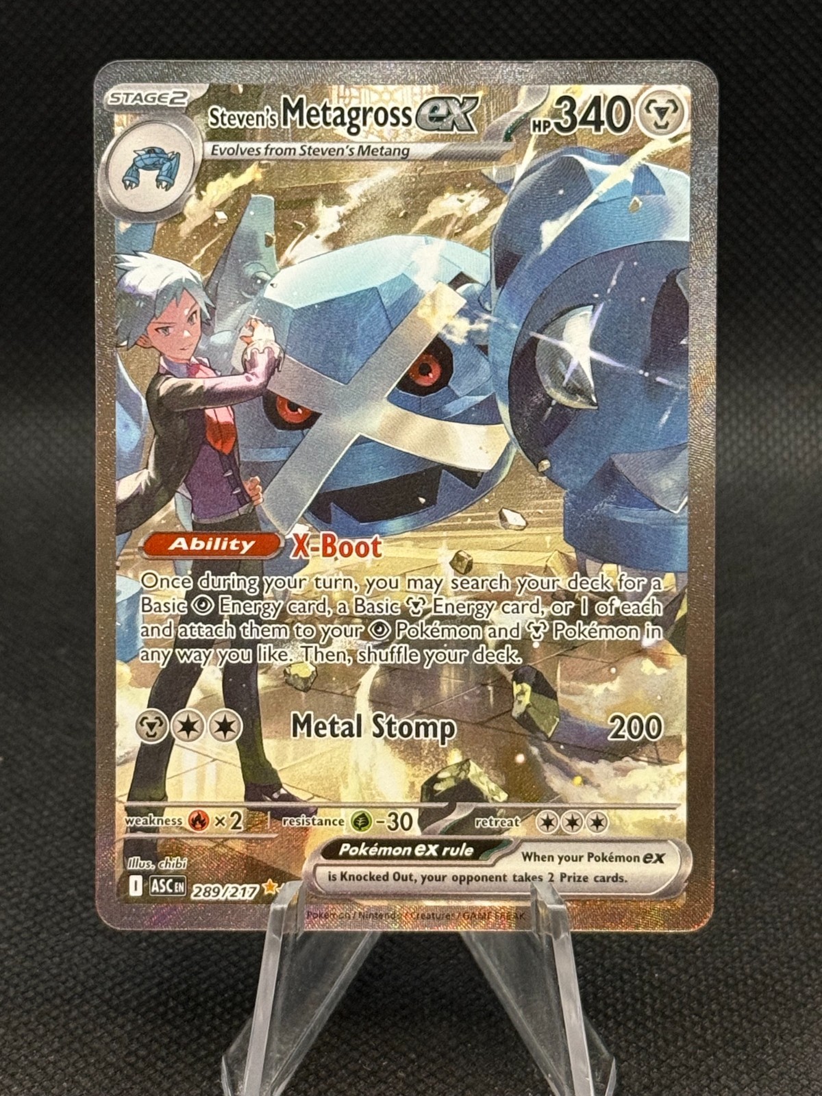 Steven\'s Metagross ex 2026 Pokemon Ascended Heroes #289/217 SIR