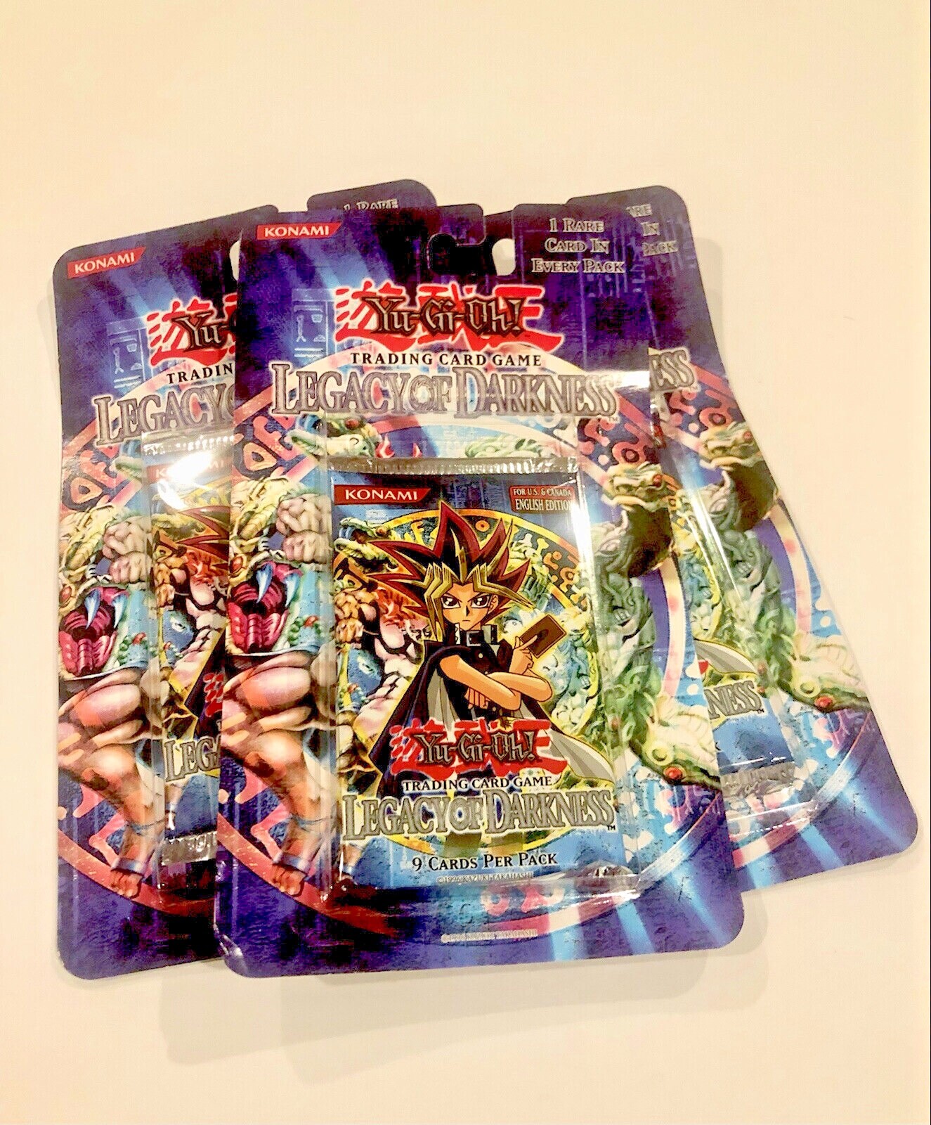 1X Yu-Gi-Oh Legacy of Darkness Blister Booster Pack Unlimited New. 3 Available