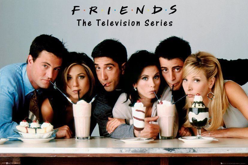 Friends Full Cast Milkshake Poster 24 x 36