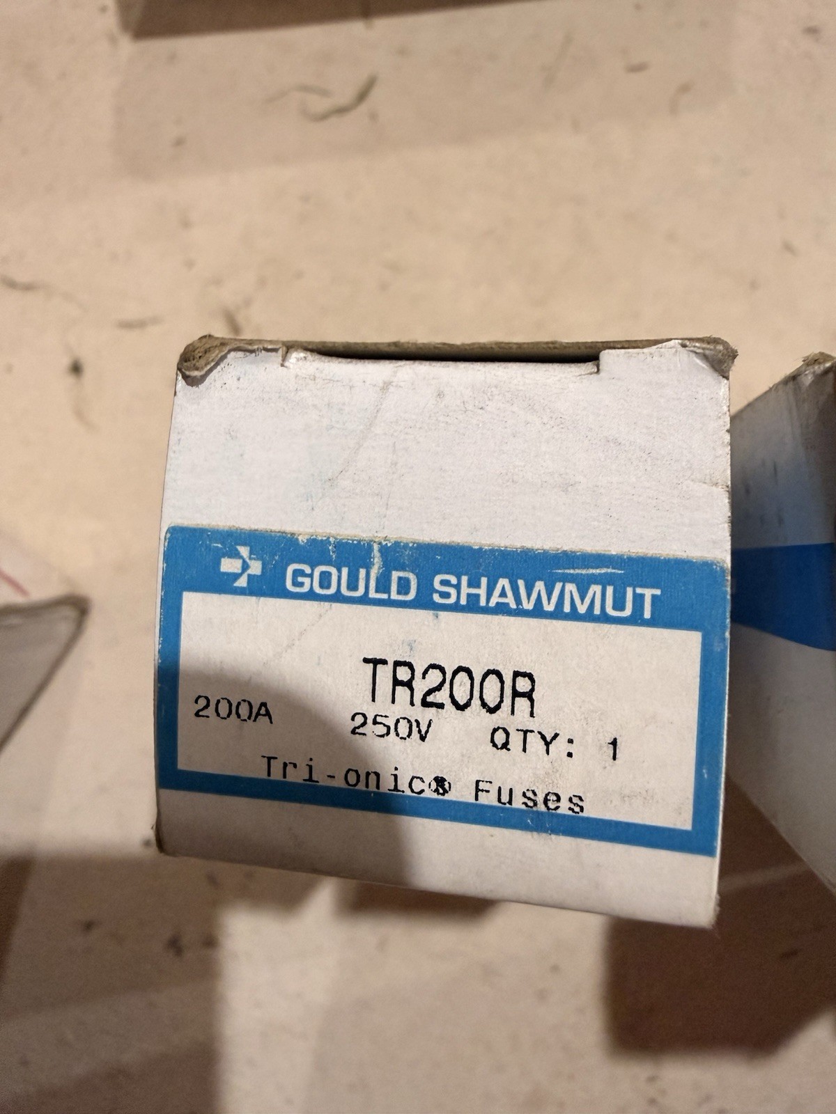 Gould Shawmut TR200R Tri-Onic Time Delay Fuse 200A 250VAC Class RK5 NEW