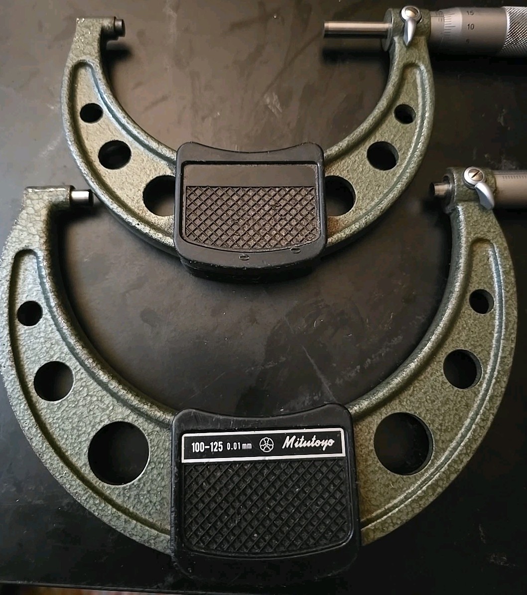 MITUTOYO Outside Inspection Micrometers Two Sizes But Cant Determine First One MITUTOYO Outside Inspection Micrometers Two Sizes But Cant Determine First One