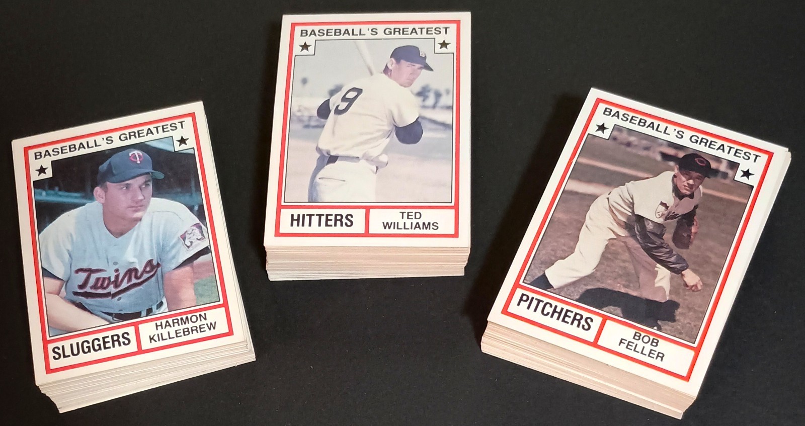 1982 TCMA Baseball's Greatest 135-Card Set Sluggers Hitters Pitchers White Backs