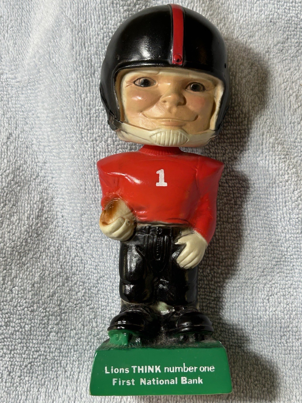 Detroit Lions Football Player Bobblehead Bank 1968 Moro Inc Detroit Lions Football Player Bobblehead Bank 1968 Moro Inc
