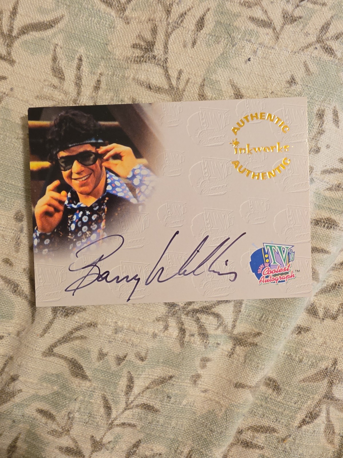 1998 Inkworks TV's Coolest Classics Barry Williams Greg Brady Auto #A6 1998 Inkworks TV's Coolest Classics Barry Williams Greg Brady Auto #A6