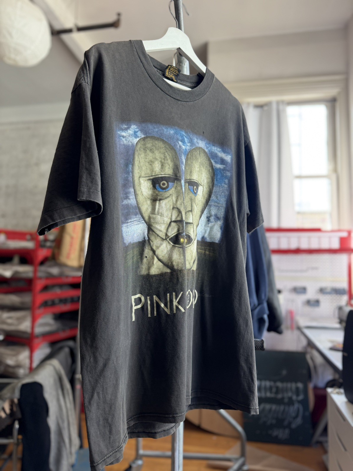 Vintage 1994 90s Pink Floyd Division Bell North American Tour T Shirt XL Brockum