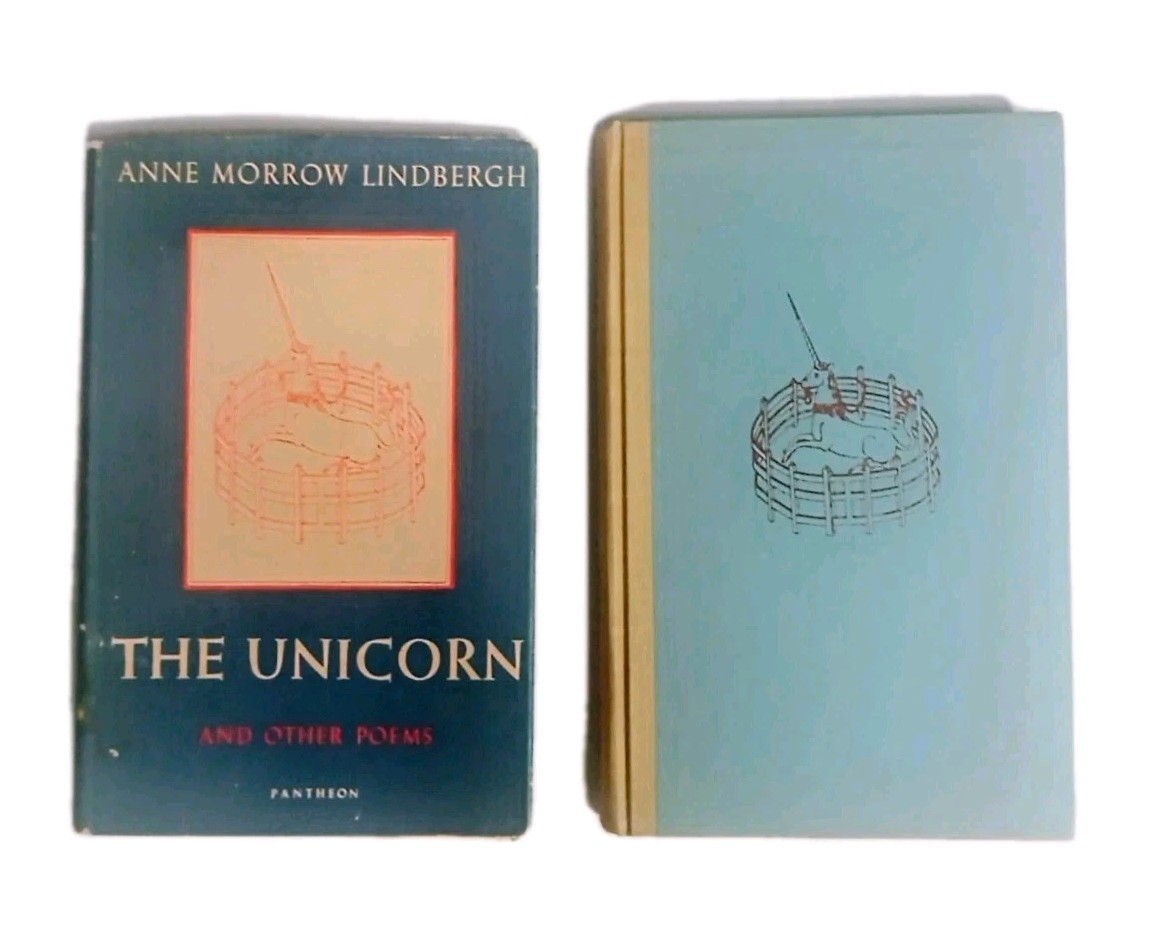 Vintage 1956 First Edition The Unicorn and Other Poems Anne Morrow Lindbergh HC 