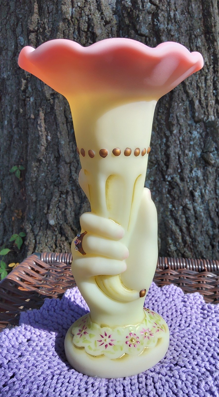 Fenton Burmese Glass 10\