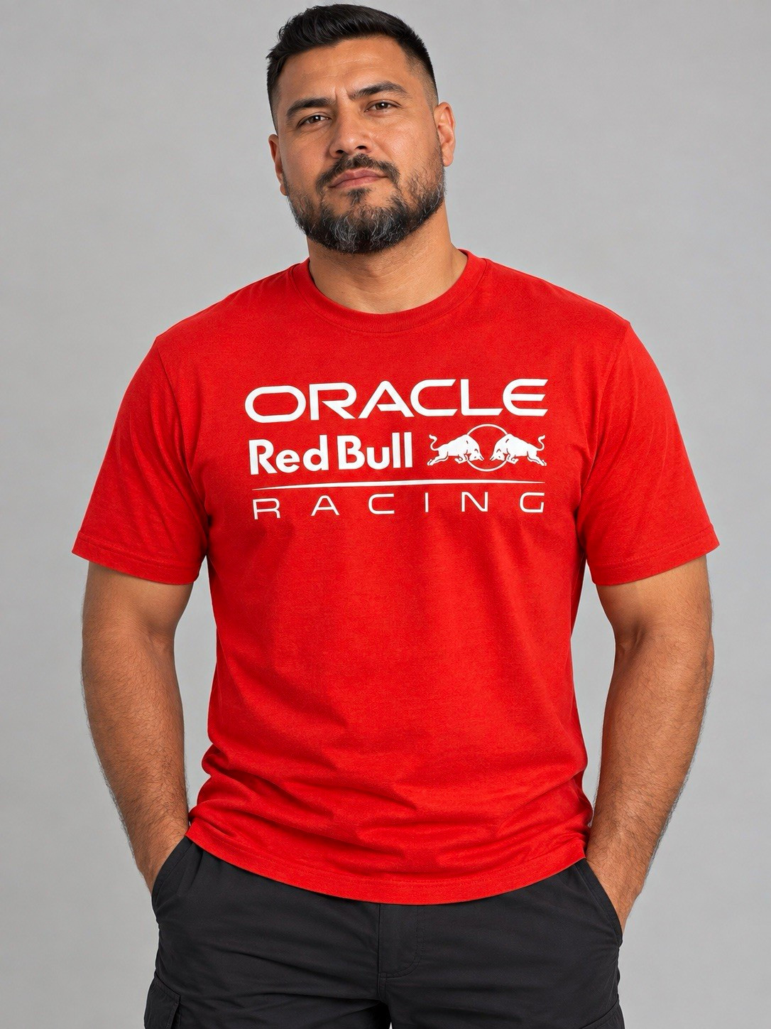 Castore Oracle Red Bull Racing Large Front Logo Red Cotton Crew T-Shirt Sz S Castore Oracle Red Bull Racing Large Front Logo Red Cotton Crew T-Shirt Sz S