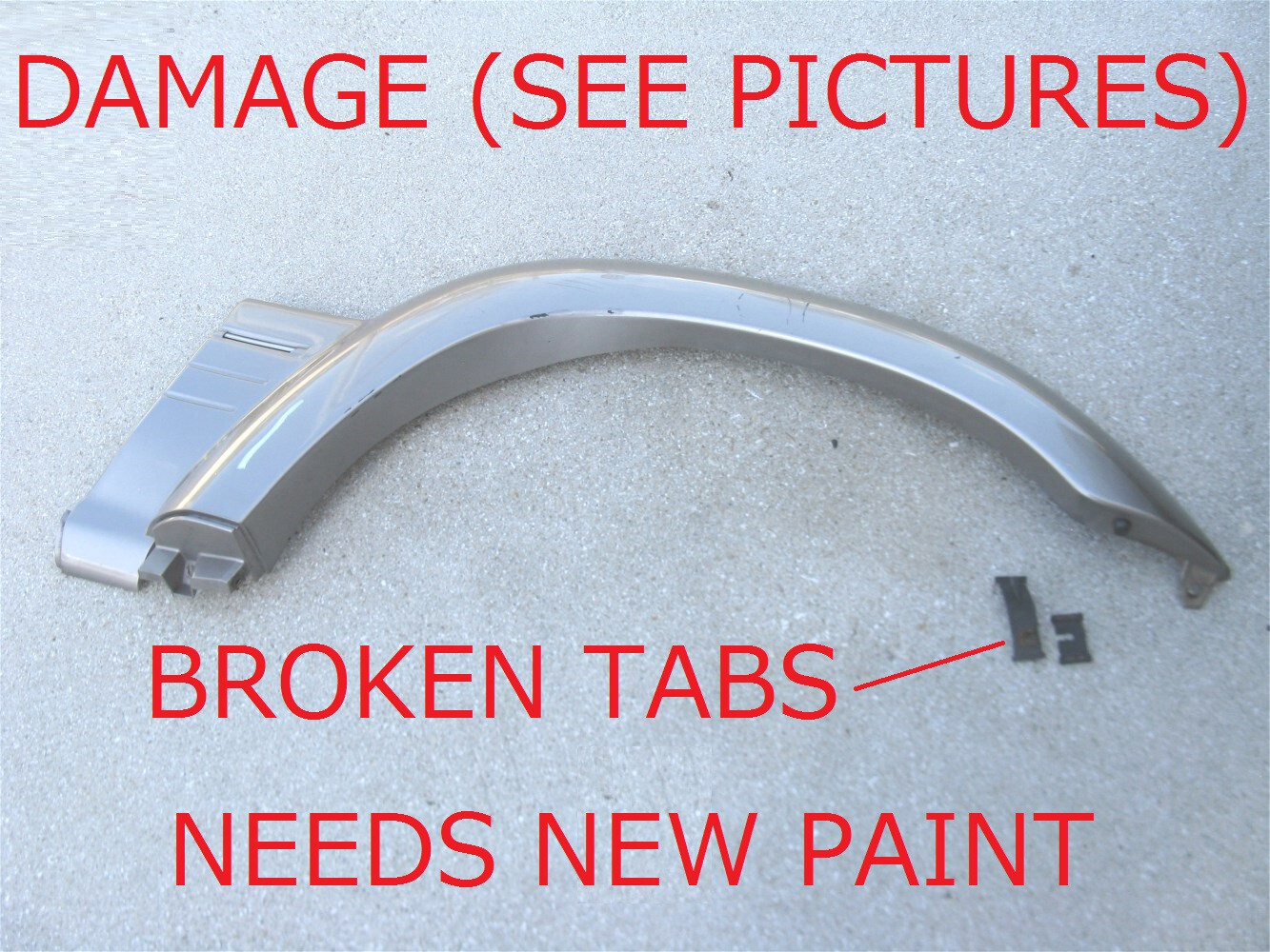 96 97 LEXUS LX450 FRONT RIGHT PASSENGER SIDE FENDER WHEEL FLARE TRIM MOLDING RH