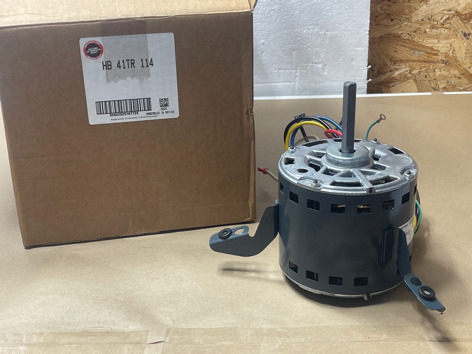 Carrier Bryant Payne HB41TR114 HP:1/3 V:115 HZ:60 Cap:5.00/370 RPM:1075 Carrier Bryant Payne HB41TR114 HP:1/3 V:115 HZ:60 Cap:5.00/370 RPM:1075