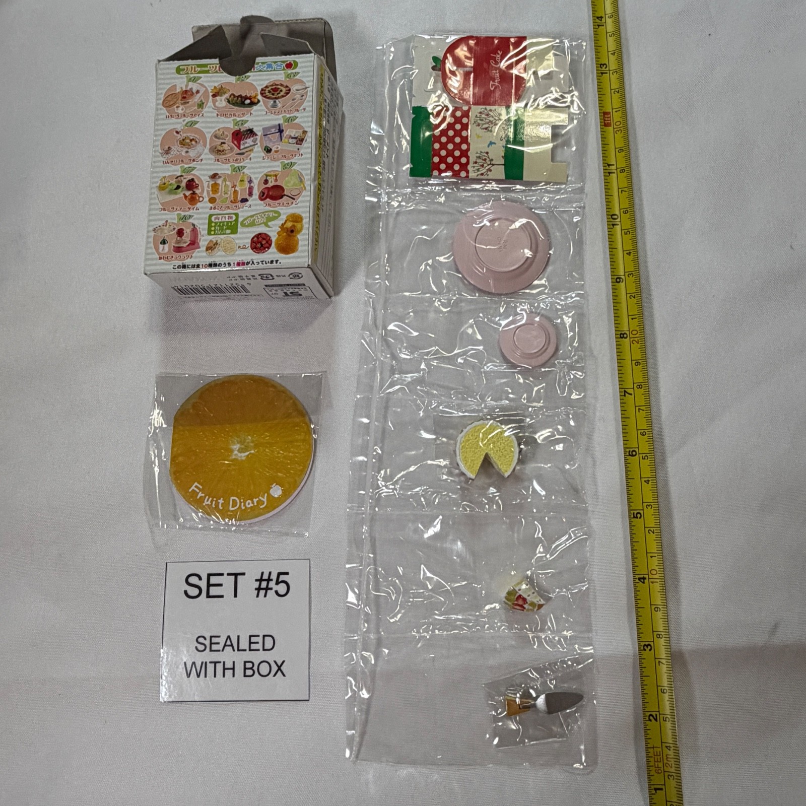 2007 RE-MENT Petit Sample Series Lots of Fruit Miniature Desert Choice