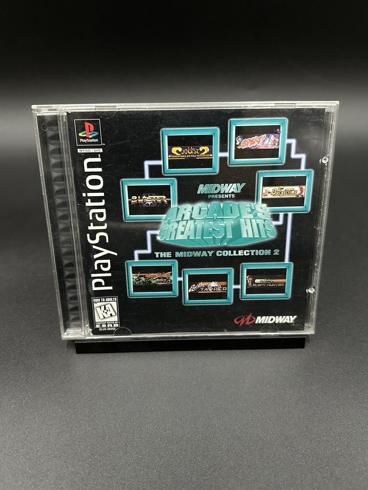 Arcade\'s Greatest Hits: The Midway Collection 2 for Playstation PS1 NO GAME Arcade\'s Greatest Hits: The Midway Collection 2 for Playstation PS1 NO GAME