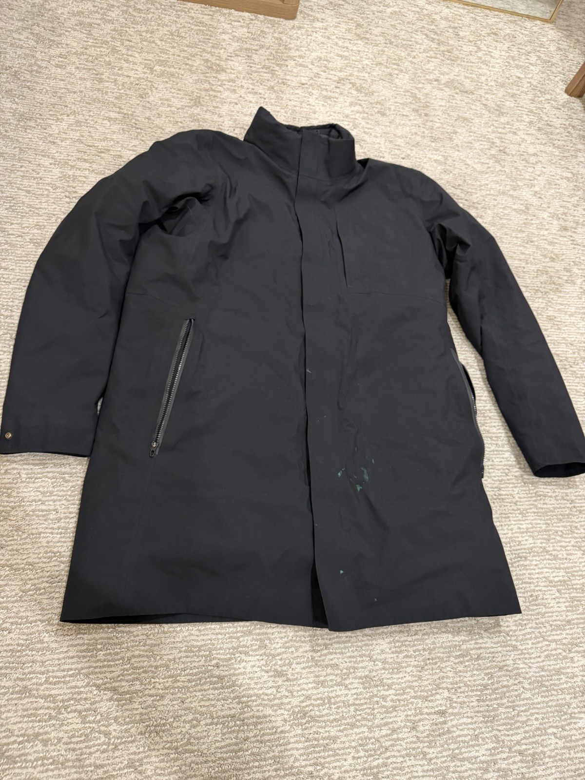 Lululemon Storm Break Insulated Goose Down Black Coat M4A93S Men\'s Xl