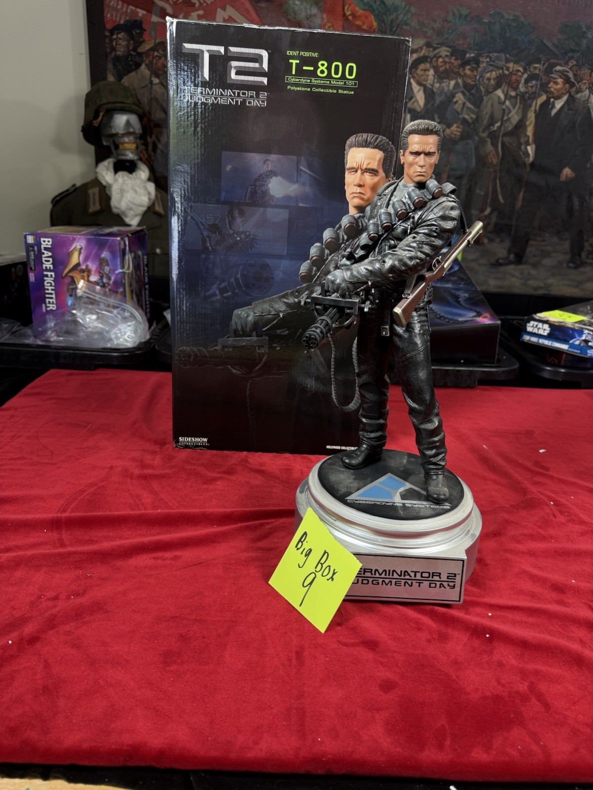 Sideshow collectibies T2 Terminator 2 Judgement Day T-800 Big Box 9 Sideshow collectibies T2 Terminator 2 Judgement Day T-800 Big Box 9