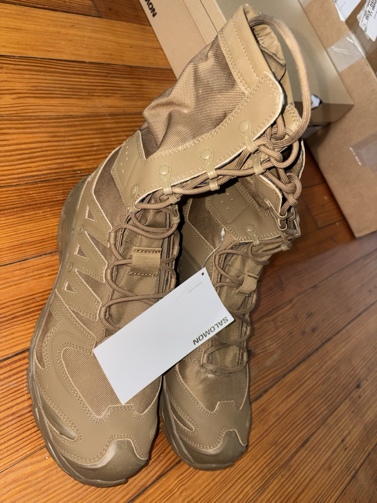 NEW Salomon XA Forces Jungle Tactical Boots Coyote Brown Men’s 10.5 Military NWT