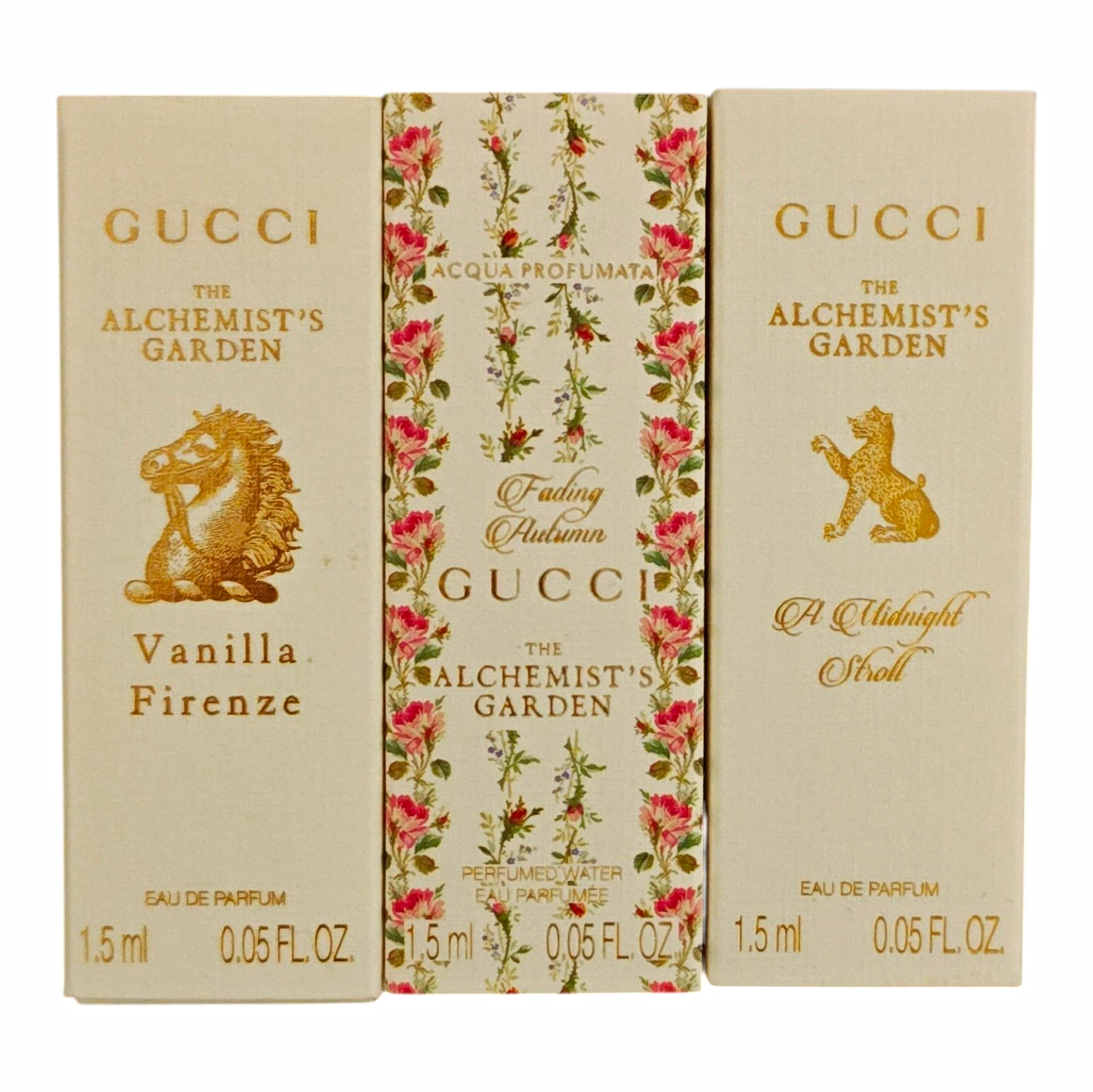 Gucci The Alchemist\'s Garden EDP Sample Trio 0.05 fl oz