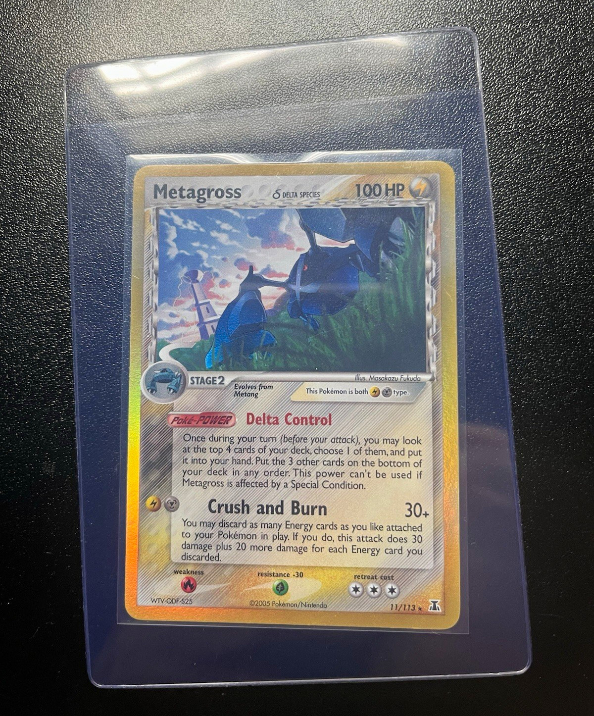 Metagross 11/113 Holo Rare EX Delta Species LP Pokemon Card Metagross 11/113 Holo Rare EX Delta Species LP Pokemon Card