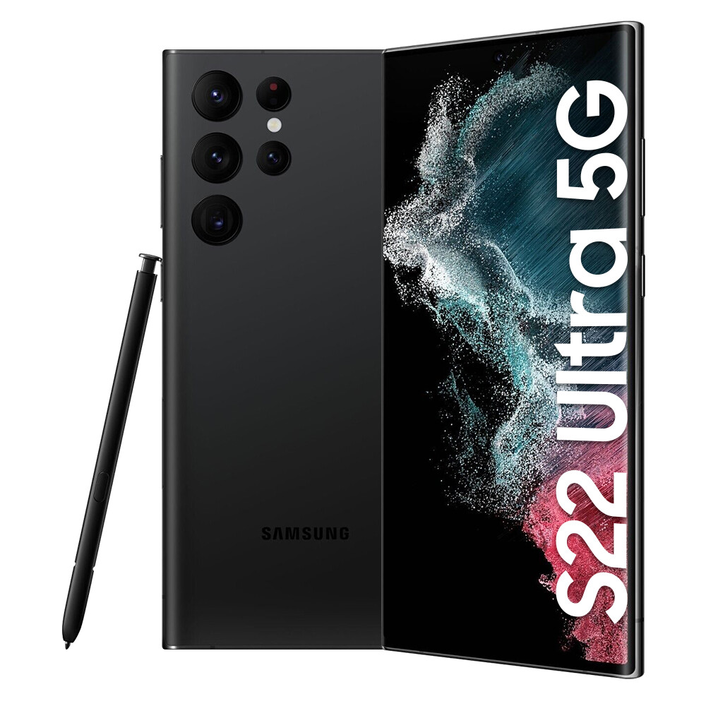 New Samsung Galaxy S22 Ultra 5G SM-S908U 128/256/512GB Factory Unlocked Sealed