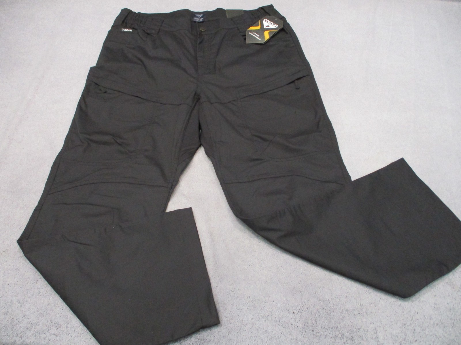 Condor Men\'s Odyssey Gen III Tactical Cargo Pants Black Stretch 101254 NWT