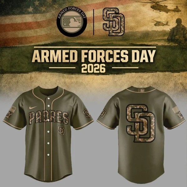 Padres Armed Forces Day 2026 Edition Baseball Jersey