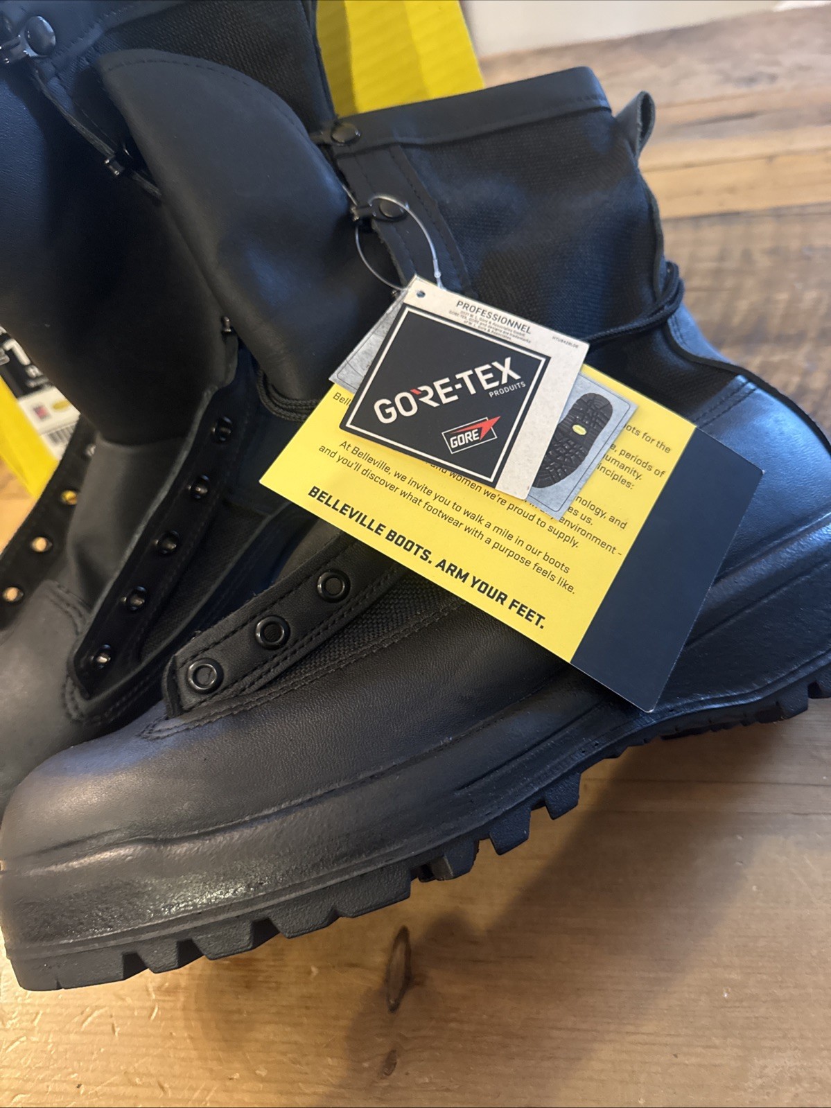 Belleville Men\'s Waterproof Duty Boot VANGUARD Black 700V NWT In Box Size 10