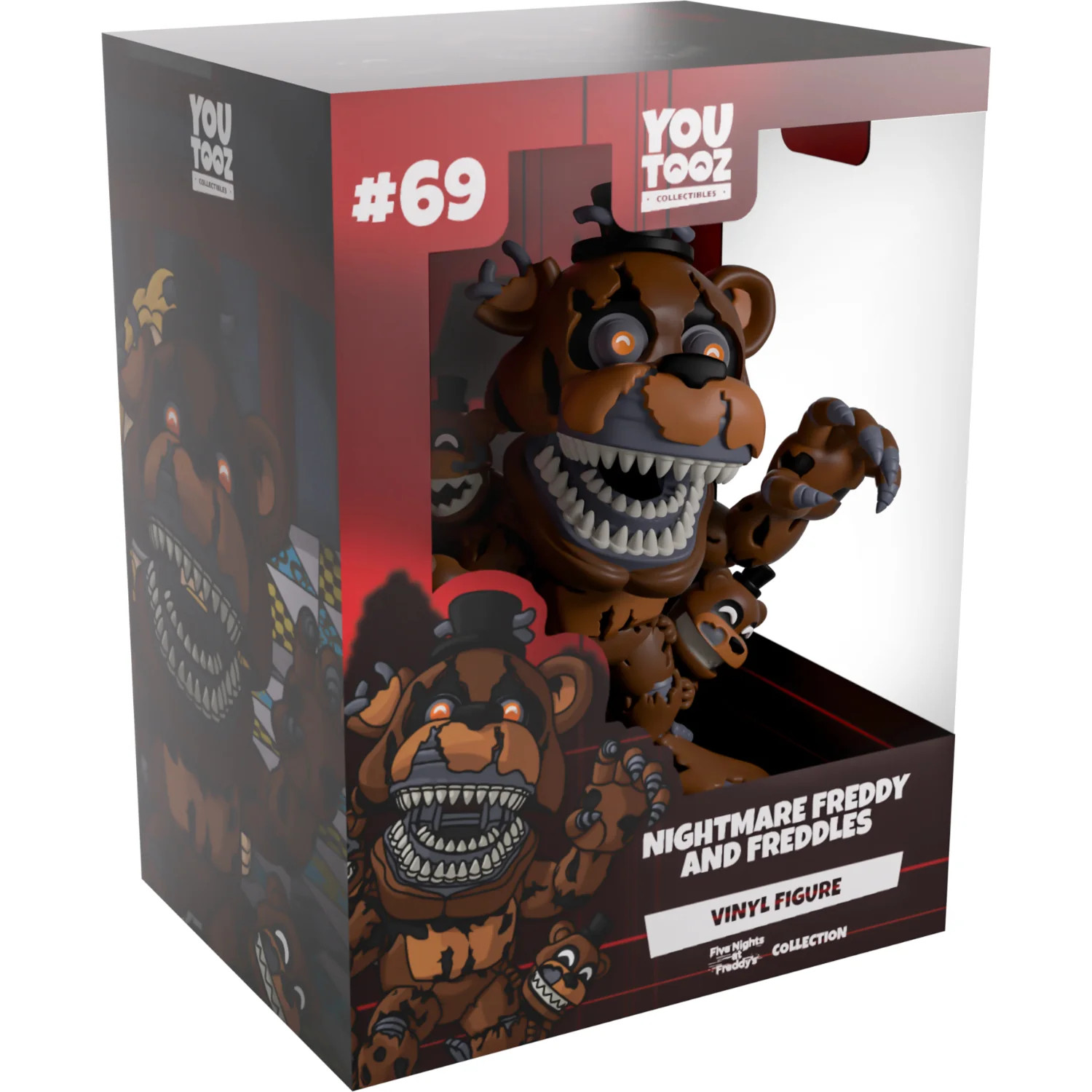Youtooz FNAF: Nightmare Freddy and Freddles Vinyl Figure #69 Youtooz FNAF: Nightmare Freddy and Freddles Vinyl Figure #69