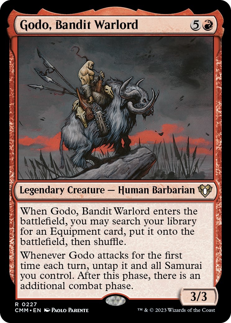 Godo, Bandit Warlord #227 (NM) Commander Masters (CMM) MTG