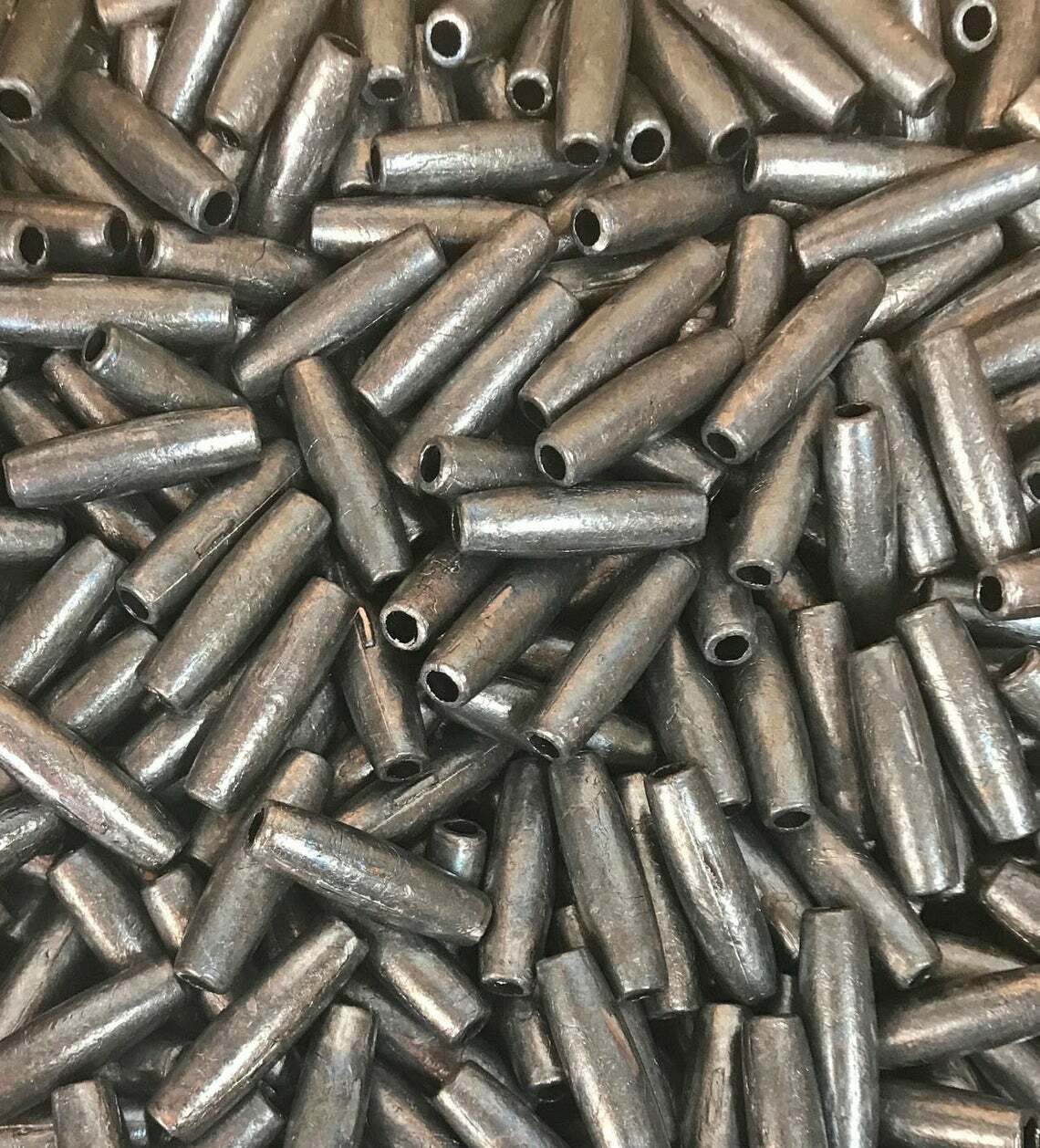 1 Pound Lot (16 pieces) - 1 oz. Lead Fishing Sinkers - Cast Net Weights