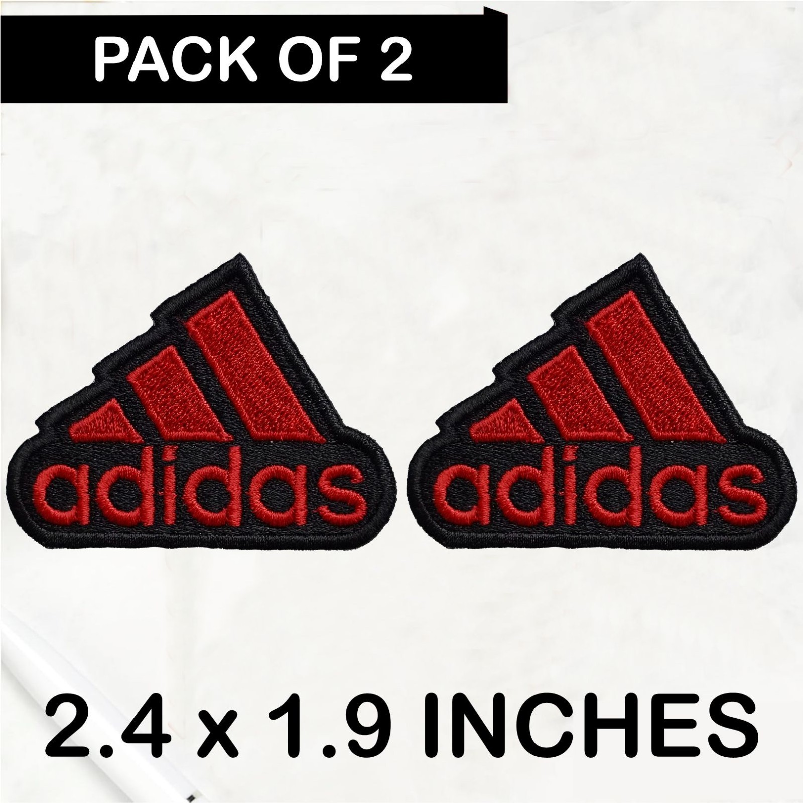 2Pcs Sportswear Brand Logo Iron On Patch - Sew Patch - Embroidered Patch 2Pcs Sportswear Brand Logo Iron On Patch - Sew Patch - Embroidered Patch