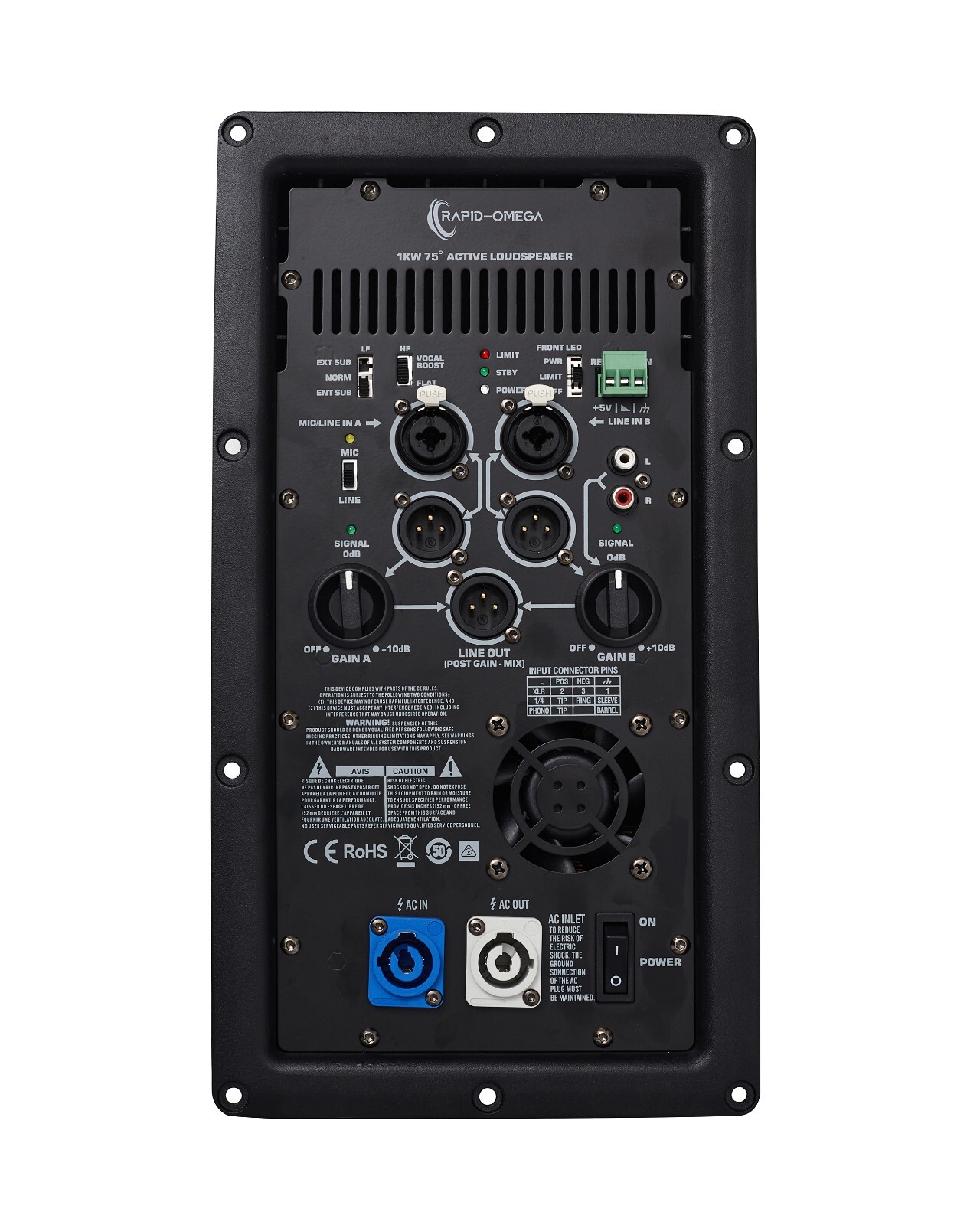 Replacement Amplifier K Series Module for QSC K8,K10,K12 Powered Speaker