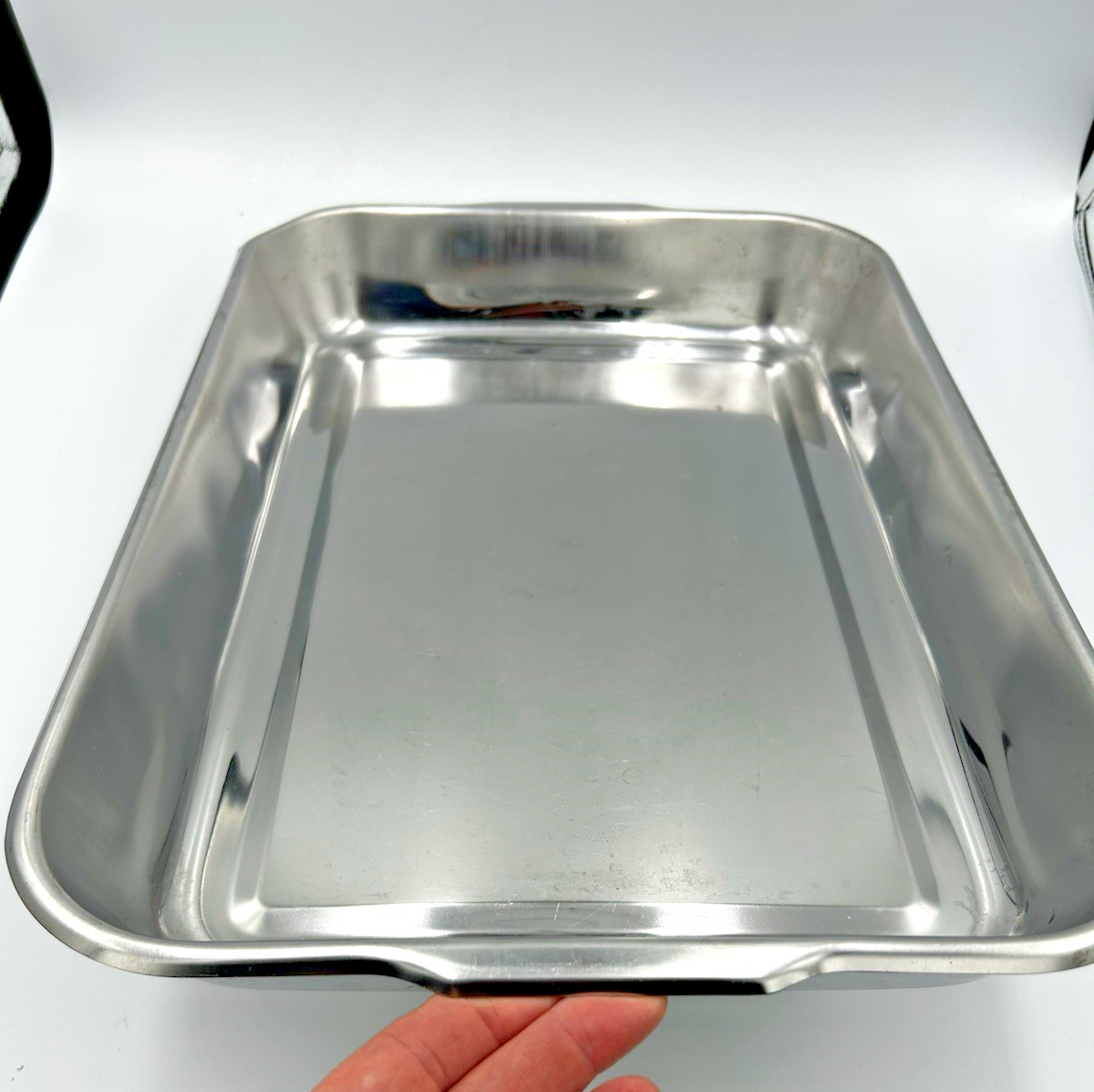 Vintage Vollrath Stainless Steel Tray 18 1/8 x 12 3/8 x 2 3/8 Vintage Vollrath Stainless Steel Tray 18 1/8 x 12 3/8 x 2 3/8