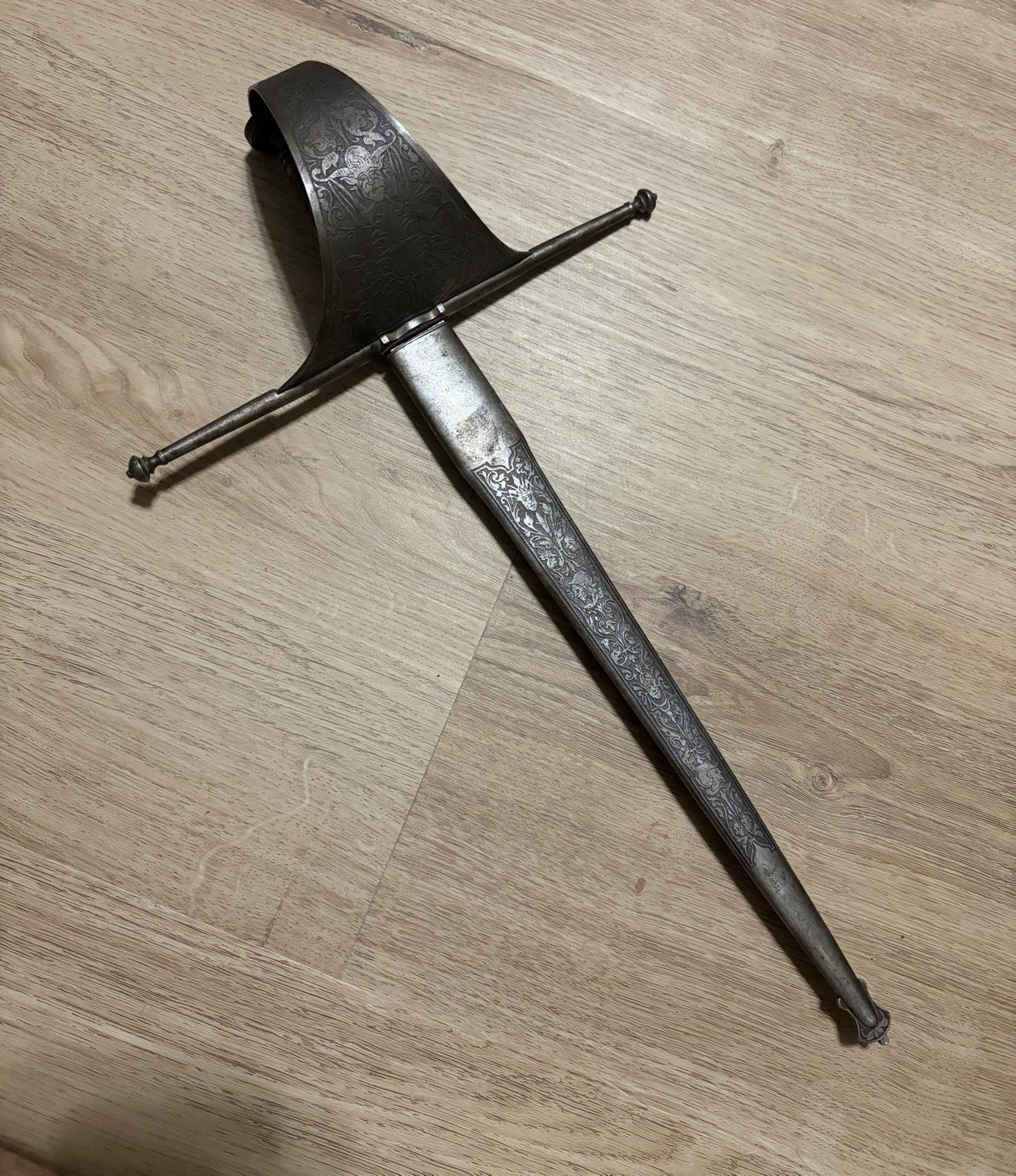 19th Century Spanish Parry Dagger Made By The Toledo Company