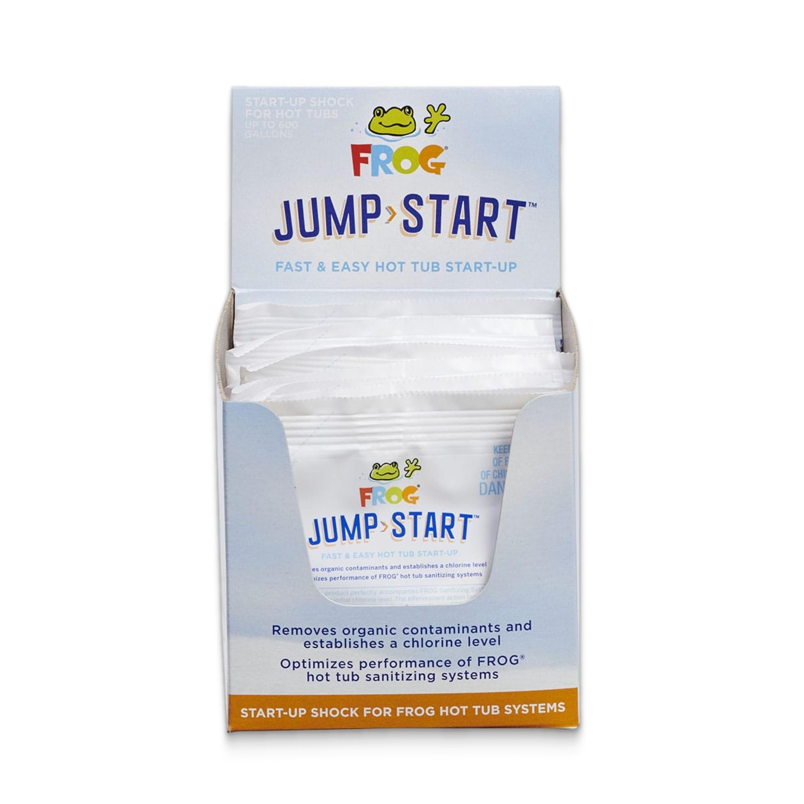 Frog Jump Start For Hot - Shock Removes Organic - Hot Tub Set - 12 packs