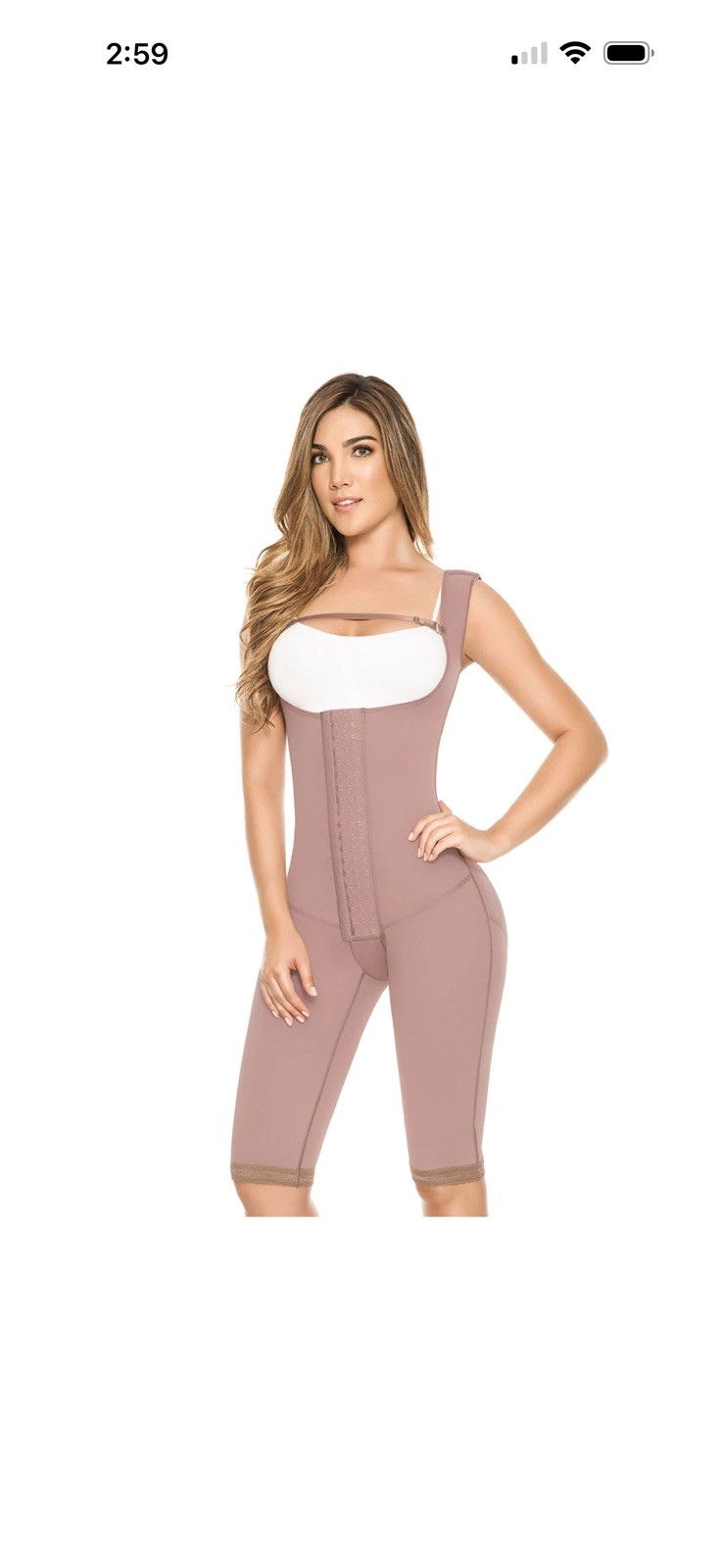 FAJAS COLOMBIANAS REDUCTORAS D\'PRADA 11186 POST-SURGERY CAPRI GIRDLE SHAPEWEAR
