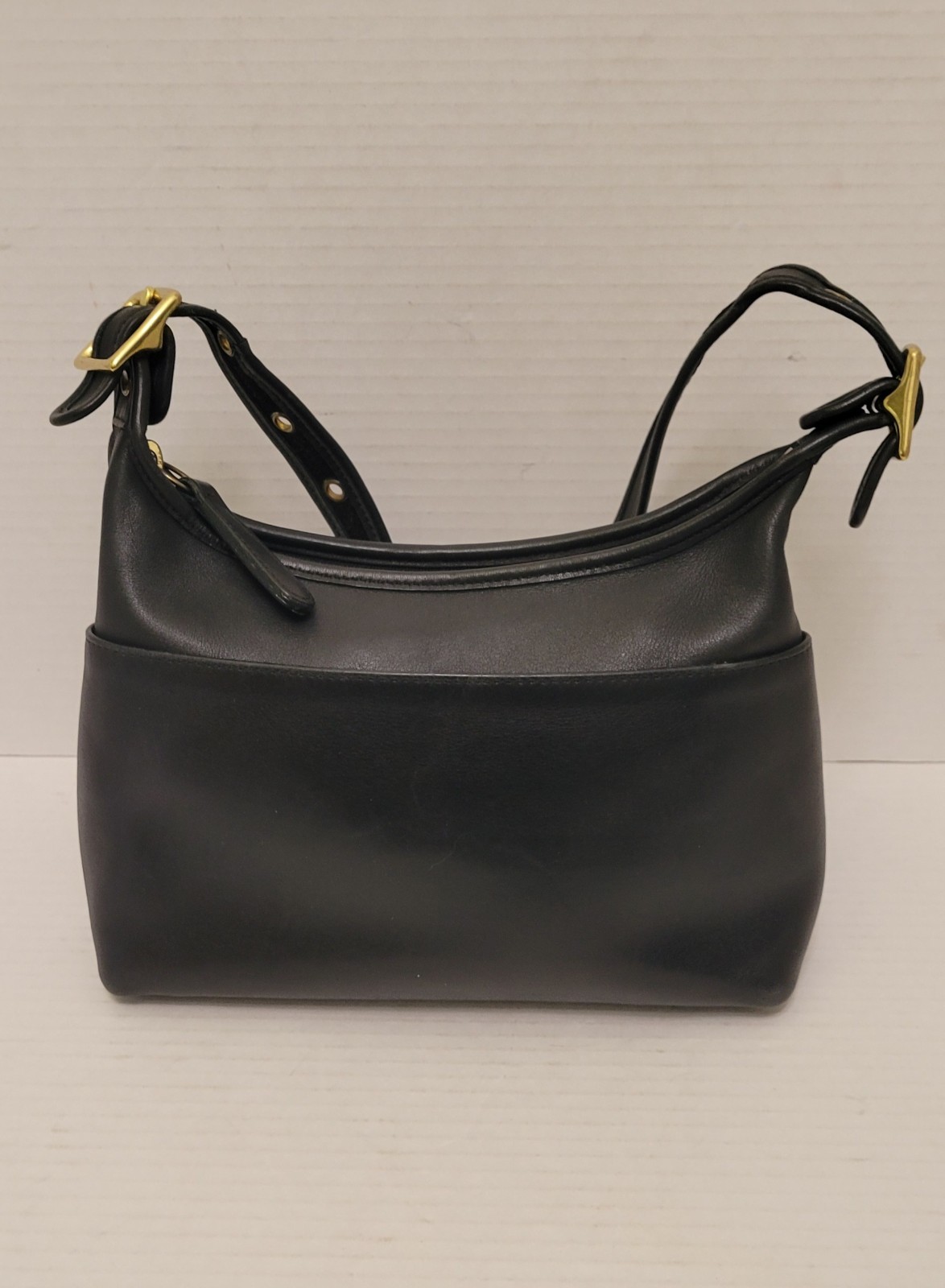 Vintage COACH 9136 LEGACY Black Leather Shoulder Crossbody Bag USA EUC