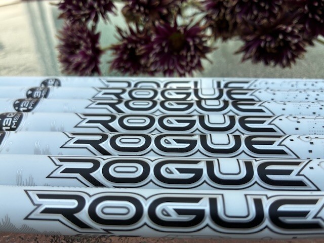 New Aldila Rogue White 130 MSI Driver Shaft With Grip & Adapter Installed