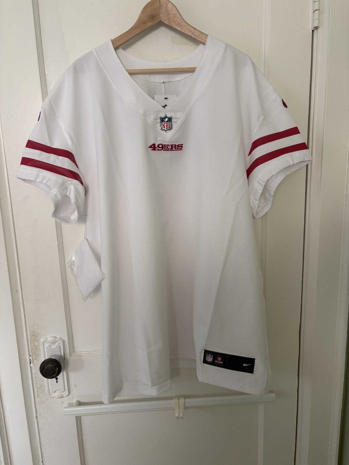 Nike San Francisco 49ers Elite Jersey Size 52 White